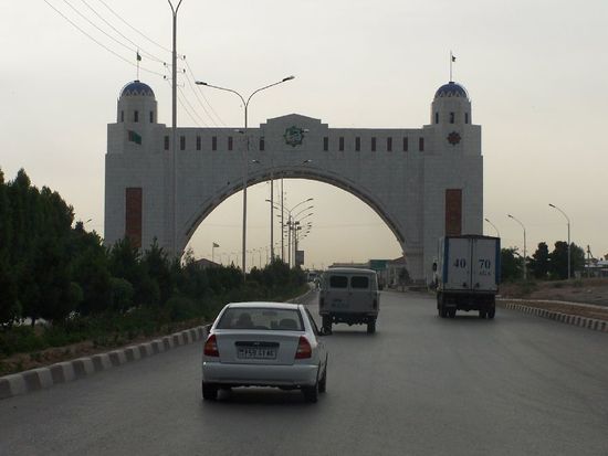 Ausfahrt Ashgabat