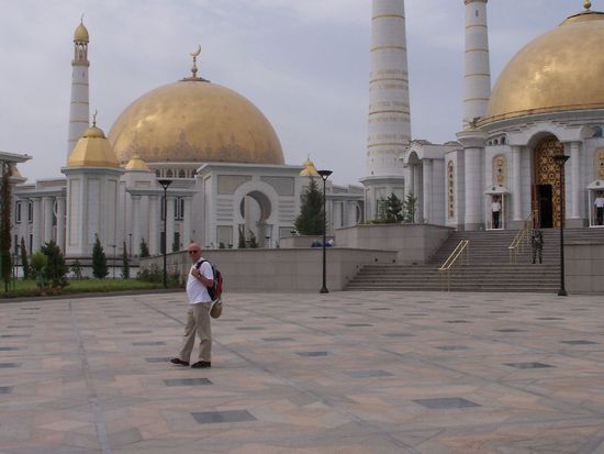 Mausoleum und Moschee von Turkmanbashi in Ashgabat
