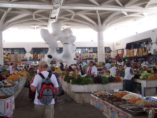 der Basar in Ashgabat