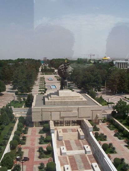 Blick vom Turm ueber den Gigantismus