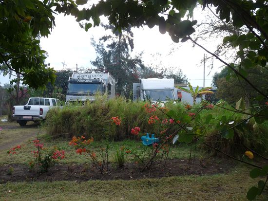 unser Stellplaz im Paradies in Awassa