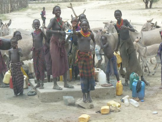 hier wird das Trinkwasser geholt