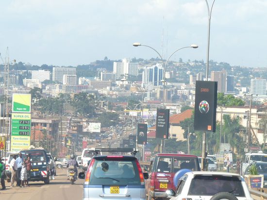 ein Blick auf die Stadt, die wie Rom auf sieben Huegeln erbaut wurde