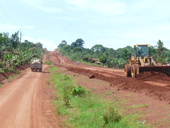 so sieht die Piste aus - und das ist noch gut