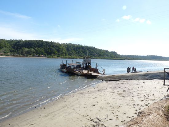 die Fähre nach Pangani