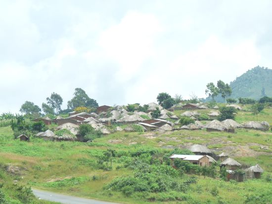 ein Dorf auf dem Weg nach Lilongwe