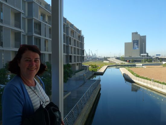 Blick aus unseremHotel auf denKanal