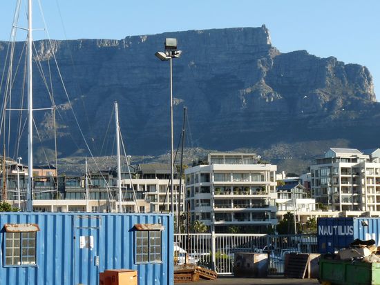 freier Blick auf den Tafelberg