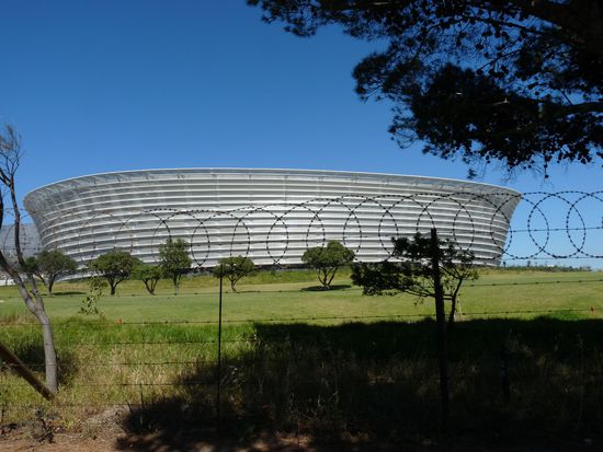 das neue Fussballstadion