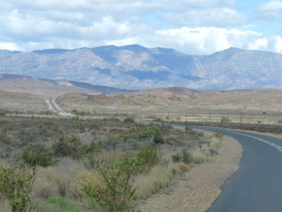 immer mit Blick auf die Berge