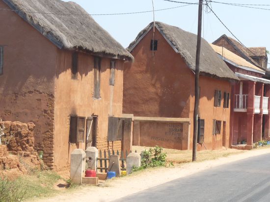 so sehen die Häuser im Hochland aus