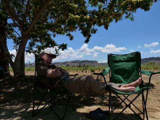 süsses Nichtstun, während die anderen wandern