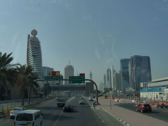 die Skyline von Dubai
