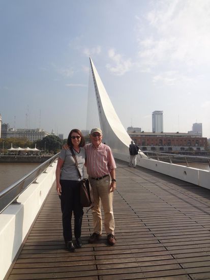 Die "Brücke der Frauen" von Calatrava