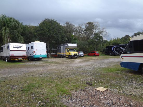 auf dem Trailer Campingplatz