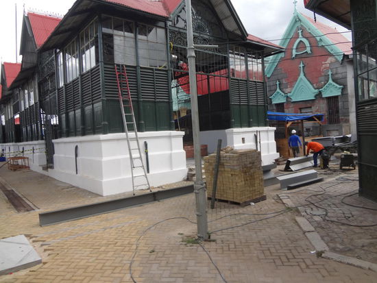 hier wird fleißig restauriert