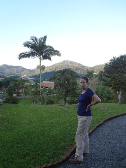 der Blick vom Hotel Bergblick