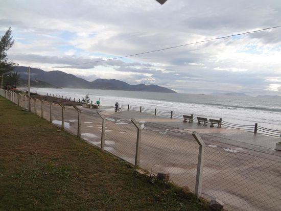 so blicken wir vom Camping Lagoamar aufs Meer