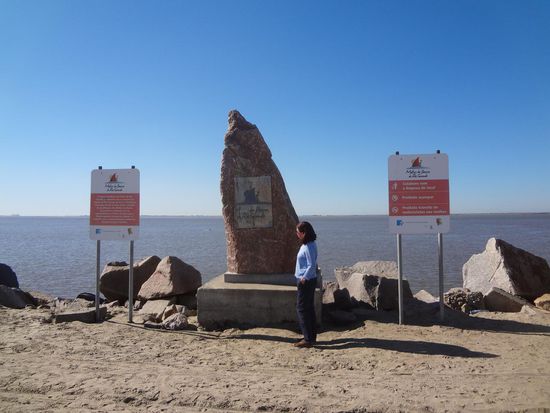 am Strand von Cassdino