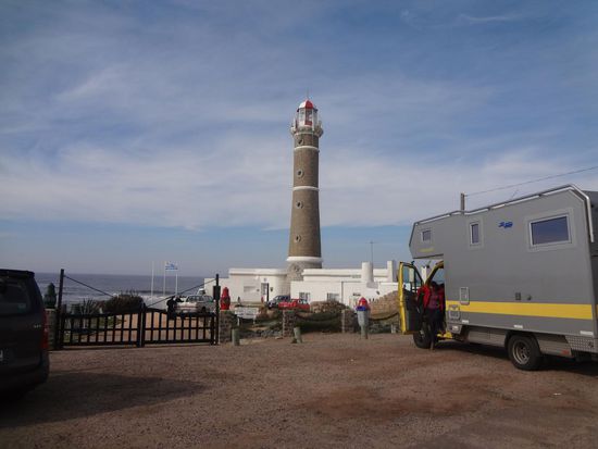 der Leuchtturm von Sao Jose Ignacio