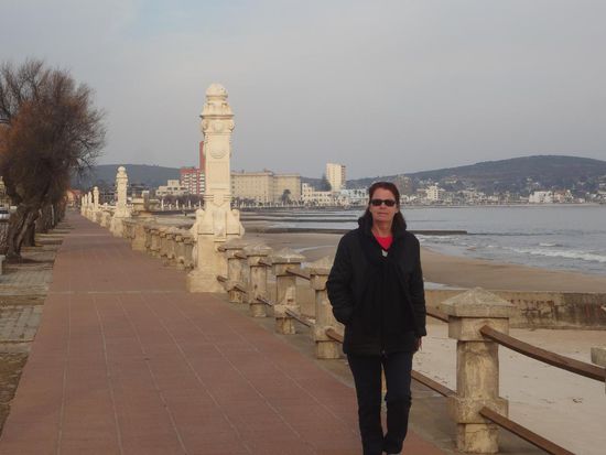 an der Strandpromenade in Piriapolis
