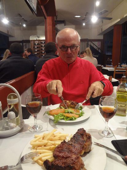 Boey ist das ein Dickmanns - so ein groooßes Steak