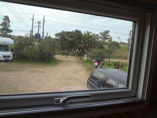 die Gauchos reiten vorbei