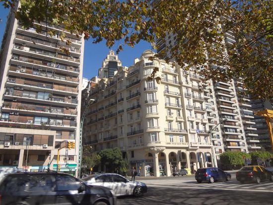 schöne Häuser im Viertel Palermo