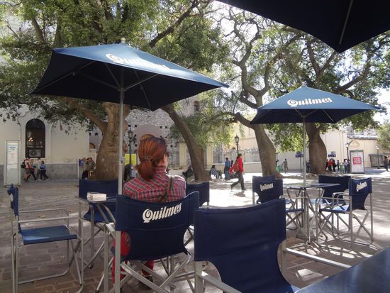 ein kleiner Cortado an der Jesuitenkirche