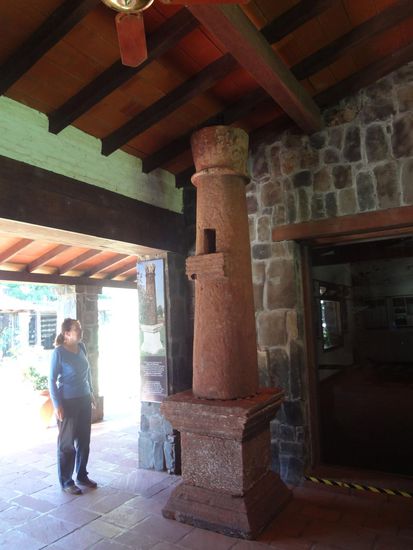 die Säule wurde erst 2010 gefunden