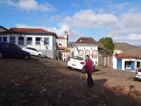 so steil sind hier die Straßen