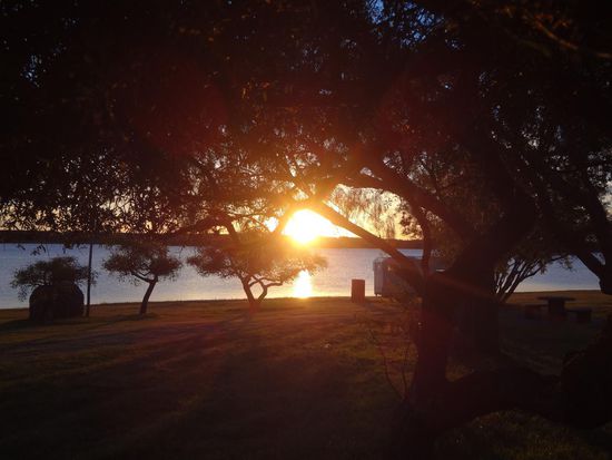 und so sieht der Sonneuntergang aus