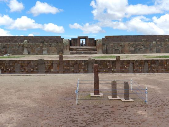 Blick über Tempelanlage