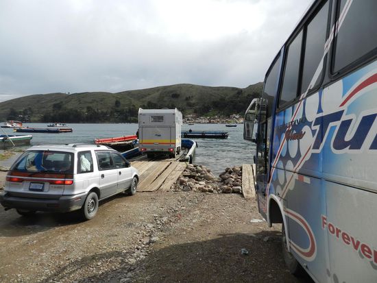 wir fahren auf den Kahn