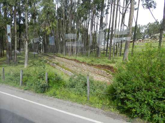 Hier begann auch eine Inkastraße, auf der im 15. Jh. die Inkas gelaufen sind.