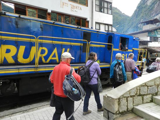 Ankunft in Macchu Picchu