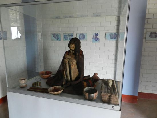 die Mumie im kleinen Museum