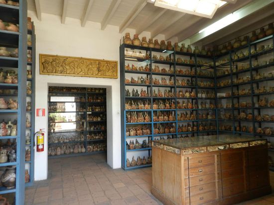 das Museum - tausende von Objekten