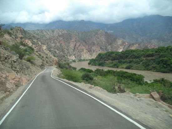 hier gehts entlang des  Rio Utubamba