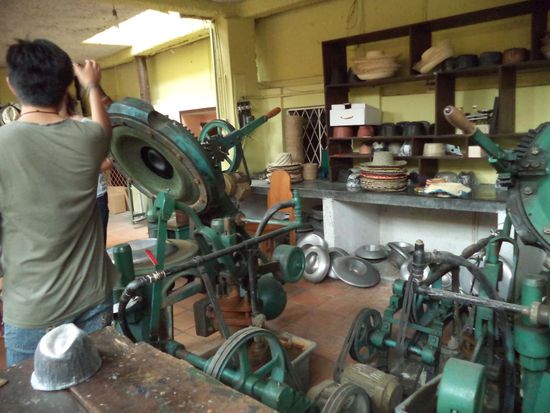 die moderne Hutpresse