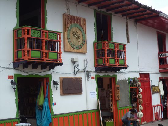 die bunten Häuser in Salento