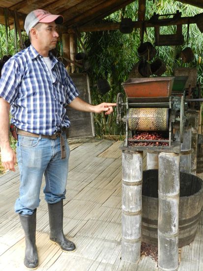 der Manager erklärt uns alles ganz genau