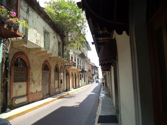 in den Gassen von Panama-City