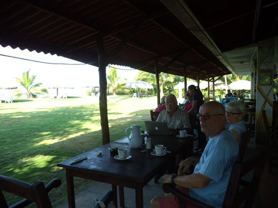 gleich kommt das Frühstück