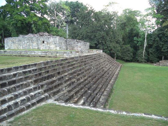 Quriguá ein Blick auf die Tempelanlage