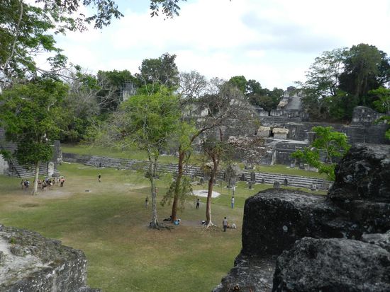 Dann hatten wir den weitern Blick über den Hauptplatz