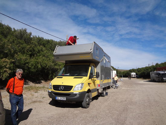 Uwe repariert das Fenster