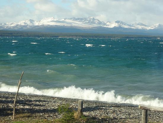 der Blick am frühen Morgen