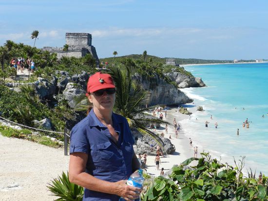 die Ruinen und der Strand von Tulum