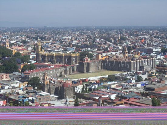 Blick auf Cholula